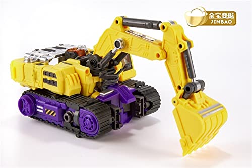 Na Transformers Jinbao Oversized Devastator 6Pcs Full Set Engineering Yellow Robot Action Figure Toys Upgrade Kits #TOP4