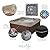 Inland 5-6 Person Indoor Outdoor Hot Tub, Plug & Play Spa, 24 Jets, LED Lighting System, Insulated Spa Cover, Made in USA, Aqualife by Strong Spas