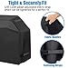 Grill Cover, Waterproof BBQ Grill Cover, 58 inch Rip-Proof and Anti-UV Barbecue Gas Grill Cover Compatible for Weber Char-Broil Nexgrill Grills and More(147cm x 61cm x117cm)