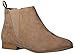 Price comparison product image Womens Ladies Faux Leather Suede Chelsea Ankle Boots Black Brown with Pull On Elasticated Tab Low Block Flat Heel & Rounded Toe School Work Size 3 4 5 6 6.5 7 8 9 (UK 7, Taupe Faux Suede)