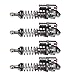 Honio Shock Absorber, with Double Spring Durable RC Accessory, 4 Pcs for RC Car for RC Crawler