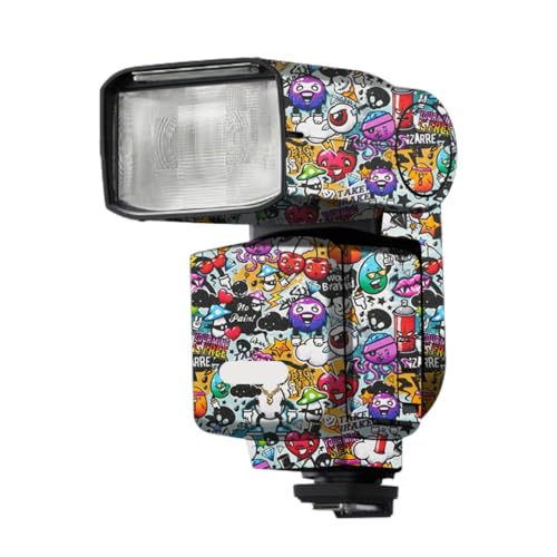 Film HVL-F60RM2 II protection vinyle anti-rayures blanc graffiti