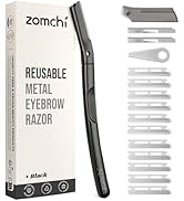 ZOMCHI Dermaplaning Tool for Face with 11 Refill Blades, Dermaplane Razor for Women and Men, Face...