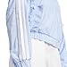 adidas Women's 3-Stripes Woven Sportswear Bomber Windbreaker, Blue/White, XX-Large