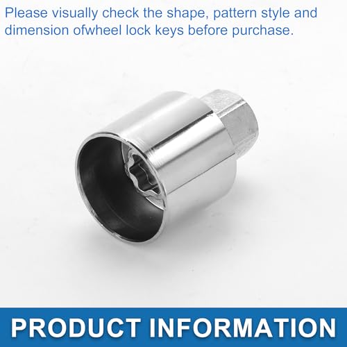 Image of Car Wheel Lock Lugnut Type m Anti-theft Screw Nut Removal Key Socket for Land Rover Range Rover Evoque Freelander