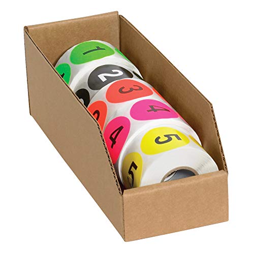 Image of Box USA BBINBIN29K Open Top Bin Boxes, 2 inch x 9 inch x 4-1 /2 inch, Kraft (Pack of 25)