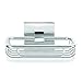 Croydex QB513841YW Brompton Soap Basket, Chrome