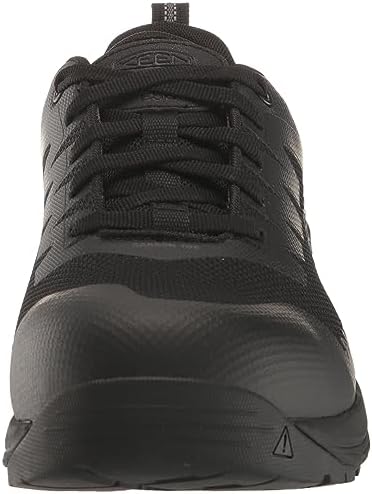 KEEN Utility Men's Arvada Low Height Composite Toe Breathable ESD Industrial Work Sneakers, Black/Black, 12 | Image 1