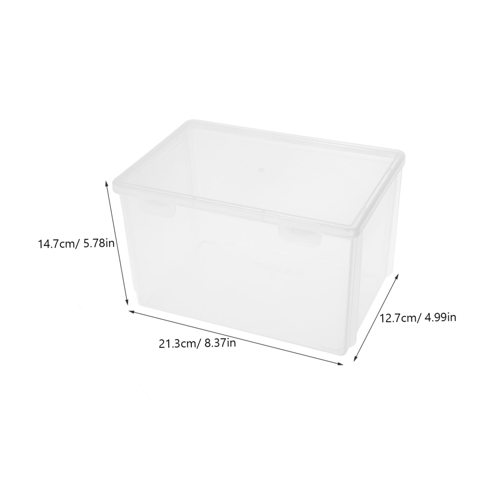 PRETYZOOM Airtight Greeting Card Organizer Cd Sleeves Storage Box Stand Holder for Comics
