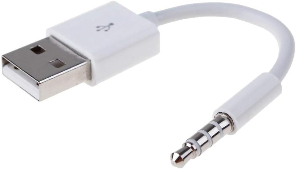 Premium White USB Charging Sync Data Cable for Apple iPod Shuffle 4th Generation