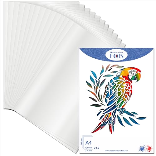 Riutilizzabile e ultra resistente: lanciatevi senza limiti! I nostri stencil in mylar sono resistenti a strappi e sostanze chimiche come la vernice e rimangono puliti anche dopo molti usi. Facile pulizia e durata a lungo termine, per far brillare i tuoi progetti ogni volta, senza compromessi.
