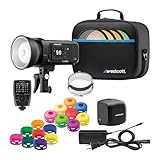 Westcott FJ400 II 400Ws Touchscreen Strobe Bundle with AC and DC Battery with Adapter, Universal Wireless Flash Trigger, FlexiGels, and FlexiGels with Silicone Rubber Body (5 Items)