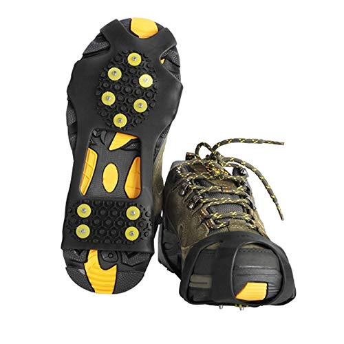 QGPWHLS Crampons Antidérapants Chaussures Extensibles Antidérapantes pour Hommes Et Femmes (Crampons Extra10),L Cover