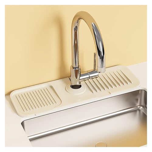 Soportes de esponja para fregadero con tapete escurridor de grifo de 14.5 pulgadas