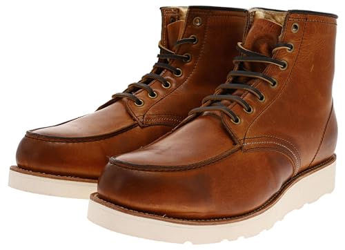 Sendra Botas Chukka Unisex 17976M MOC TOE Marrón Forrado Botas de Piel Botas con Cordones, Tang Usado Marron, 36 EU