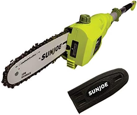 Sun Joe SWJ802E 9 FT 6.5 Amp Electric Pole Chain Saw with Adjustable Head