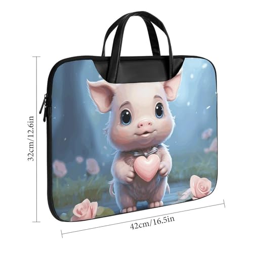 Maletín para laptop impermeable 17 pulgadas estilo caricatura miniatura 3