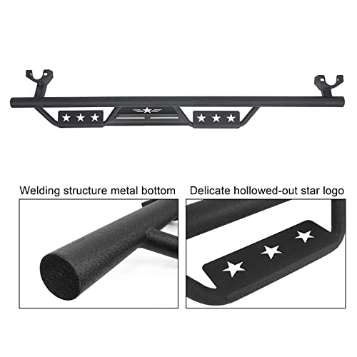 Estribos Hooke Road para Jeep Wrangler JK 4 puertas miniatura 6