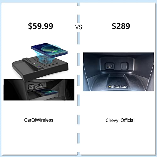 CarQiWireless Wireless Charger for Chevy Equinox Accessories 2018 2019 2020 2021 2022 2023 2024, Wireless Charging Center Console Organizer for Chevy Chevrolet Equinox L/LS/LT/Premier Accessories by CarQiWireless - Used condition - US$40.20