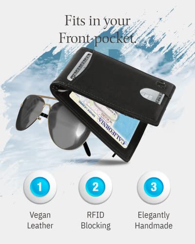Access Denied Slim Bifold Wallets For Men - Thin Minimalist Money Clip Wallet Mens Front Pocket Credit Card Holder Rfid Blocking #TOP1
