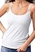 Amoena Women's Valletta Camisole Shelf Bra Top, White, 12