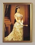  Kunstdruck Elisabeth Sisi Faksimile - Litografía de Rubin K & K Monarquía A3 09 enmarcada