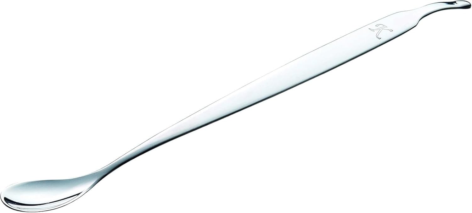 K Spoon, Size: L 8.7 x W 0.8 inches (220 x 20 mm)