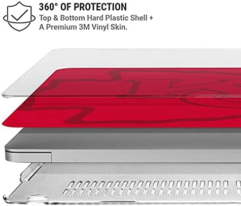 Skinit Case + Skin Compatible with MacBook Pro 15in (2016-19) - Officially Licensed NFL Kansas City Chiefs Double Vision Design