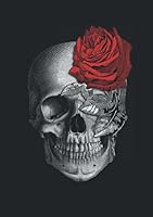My Gothic Notebook: Original Rose Skull Design - A4 - lined - 200 pages - cream paper 1089959915 Book Cover