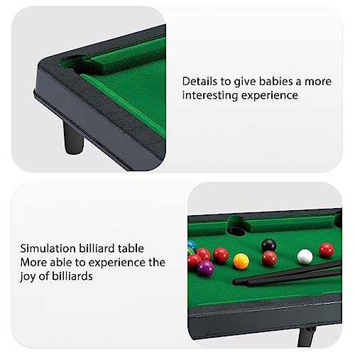 Mini-Billardtisch, Miniatur-Billardspiel-Set, Billard-Billard-Spielset für Desktop-Dekoration, Ornament für,