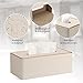 Tissue Box Cover, PU Leather Tissue Box Holder Rectangular Box Covers for Home/Office/Car Decoration 9.84
