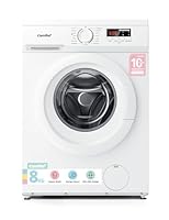 COMFEE Freestanding Washing Machine,8KG Load,1400RPM,Steam Wash,Slim Design,Quick Wash,BLDC Durable Inverter Motor,Energy Class A,White-CFE12EW80/W