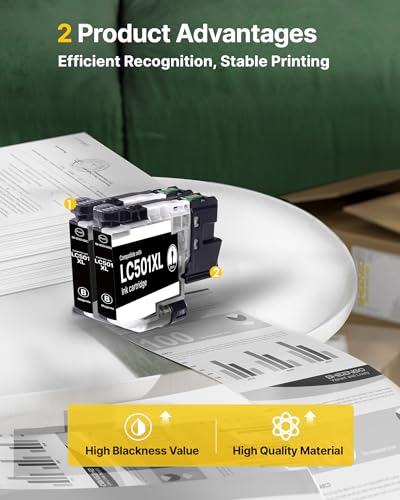 Image of LC501 Ink Cartridges for Brother Printer for Brother LC501 Ink Cartridges