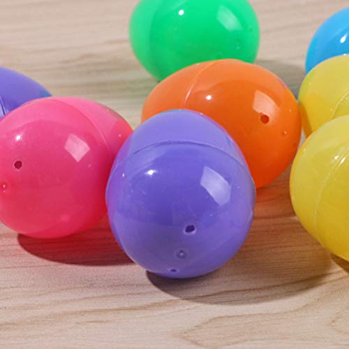 TOYANDONA 24 peças de ovos de Páscoa de plástico, ovos de surpresa, sacos cegos coloridos, conchas v