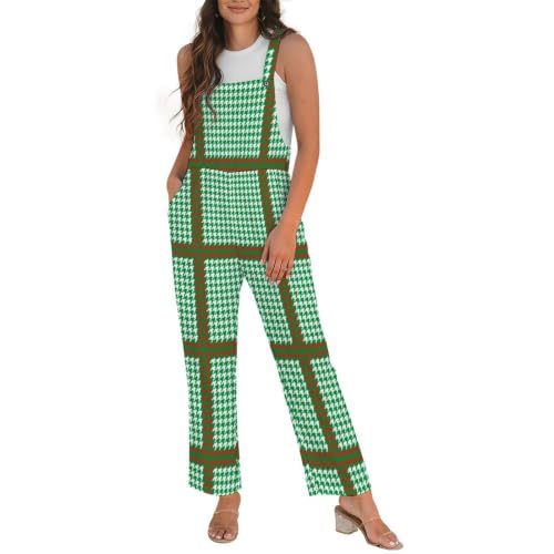 Mono casual de verano para mujer peto holgado sin mangas con correa ajustable y pantalones cómodos