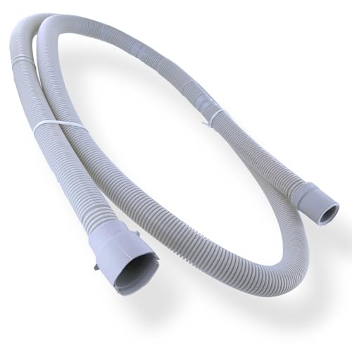 DL-pro Ablaufschlauch 2m gerade/gerade Ø21/28mm für Beko 1740160300 Schlauch Wasserschlauch Entleerungsschlauch Abwasserschlauch Abflussschlauch für Geschirrspüler Spülmaschine Geschirrspülmaschine