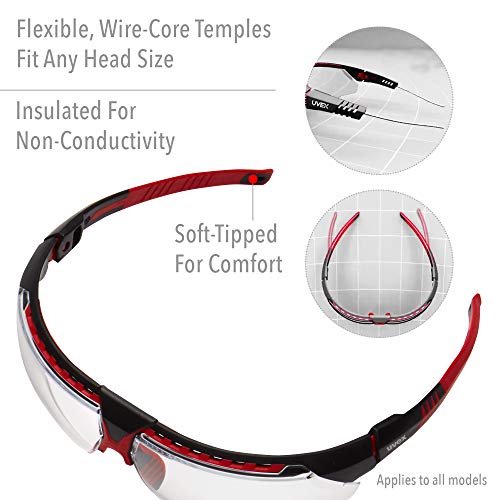 Honeywell Uvex Avatar Safety Glasses, Teal Frame with SCT-Reflect 50 Lens & Anti-Scratch Hardcoat (S2884) - image 3