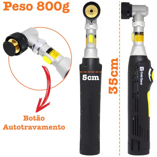 Mini Máquina Nano Politriz Polimento Híbrida 2 Baterias