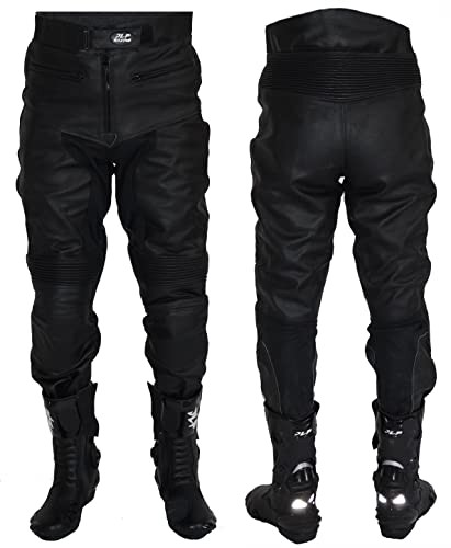 JLP RACING Pantalon Cuir Moto Piste Route Unisexe L