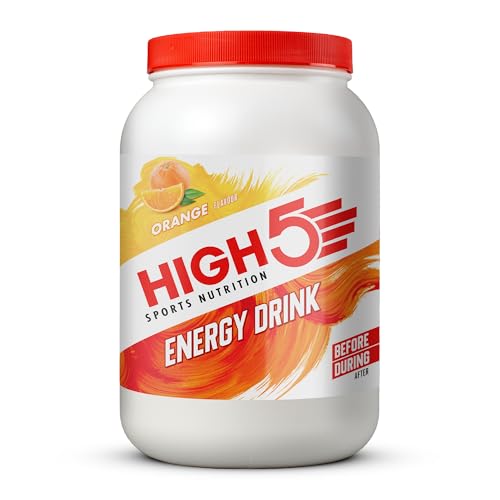 HIGH5 Sport Energy Drink - Isotonisches Getränkepulver mit Electrolytes - Kohlenhydrate Pulver & Elektrolyt Pulver für Endurance und Hydration - Natürliche Aromen, Vegan (Orange, 2,2kg, 46 Portionen) HIGH5 Sport Energy Drink - Isotonisches Getränkepulver mit Electrolytes - Kohlenhydrate Pulver & Elektrolyt Pulver für Endurance und Hydration - Natürliche Aromen, Vegan (Orange, 2,2kg, 46 Portionen)