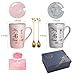Imagen de YIKILYLIFE Regalos 60 Año Aniversario Boda 2PCS Tazas 400ml