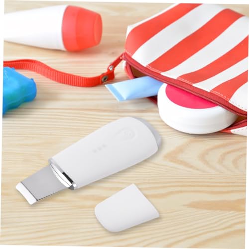 minkissy 3 Pecas Raspador De Pele Ultrassônico Esfregão Facial Escova Facial Elétrica Escova De Limp