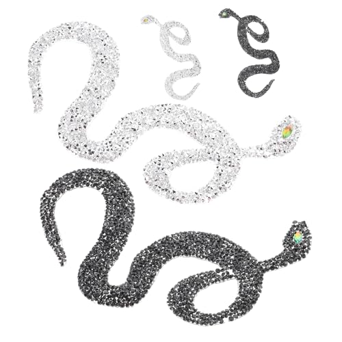Patchs de réparation de vêtements brodés serpent pour customisation textile