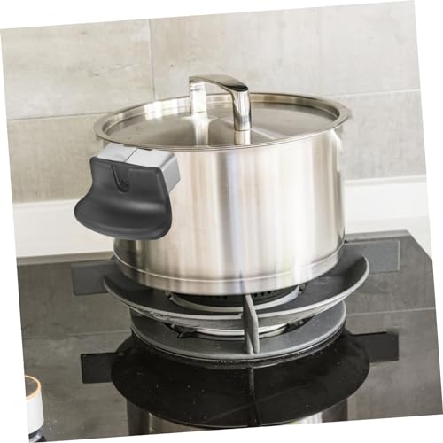 Repuesto de Manijas Laterales para Olla a Presión 2 Piezas de Baquelita y Acero Inoxidable | Acabado Negro, Compatible con Olla de Leche y Olla de Caldo, Fácil Instalación, Bordes Suaves sin Rebabas, Base de Acero 201 miniatura 2