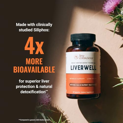 Live Conscious LiverWell Liver Support Capsules
