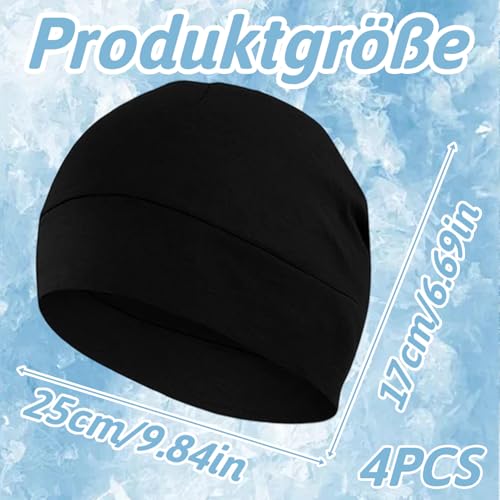 AXERHK Fahrradmütze, Fahrradmütze Unter Helm, 3 Stück Sommermütze Herren und Damen, Leichte Dünne Baumwoll Fahrrad Cap, Mütze Unter Fahrradhelm für Radfahren Laufen Bergsteigen Motorradfahren Unisex
