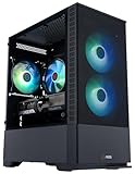 ABS Cyclone Aqua Gaming PC - Intel i5 14400F - GeForce RTX 4070 - DLSS 3.5 - AI-Powered Performance - 32GB DDR5 6000MHz - 1TB M.2 NVMe SSD - CA14400F4070