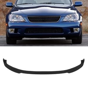 SCITOO Matte Black Front Bumper Lip STP-Style Fits for 2001-2005 For Lexus For IS300 PP Front Lip Spoiler
