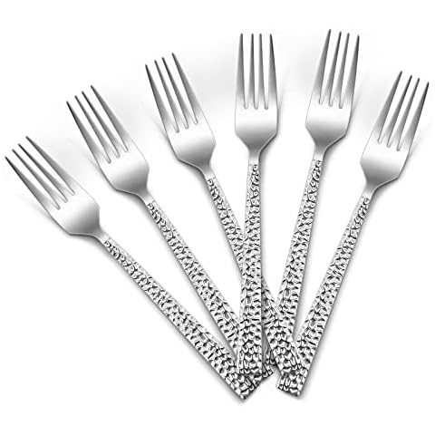 HaWare Stainless Steel Dinner Forks Set of 6 Cover