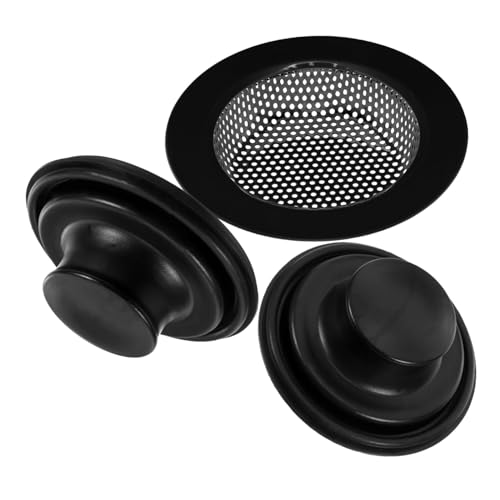 Colador y tapón para desagüe de lavabo de acero inoxidable